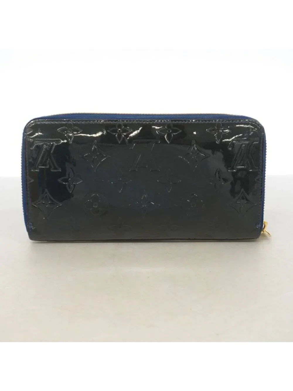 Louis Vuitton Wallet Vernis Zippy Grand Blue